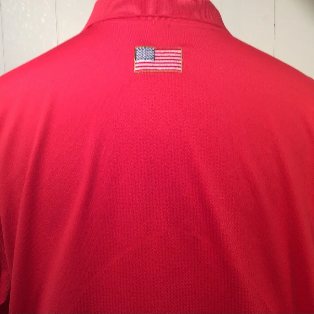Nike Ryder Cup 2012 Red golf polo shirt Men’s Size XL